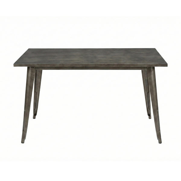 Silver Utopia Metal Table (120 cm x 70 cm)