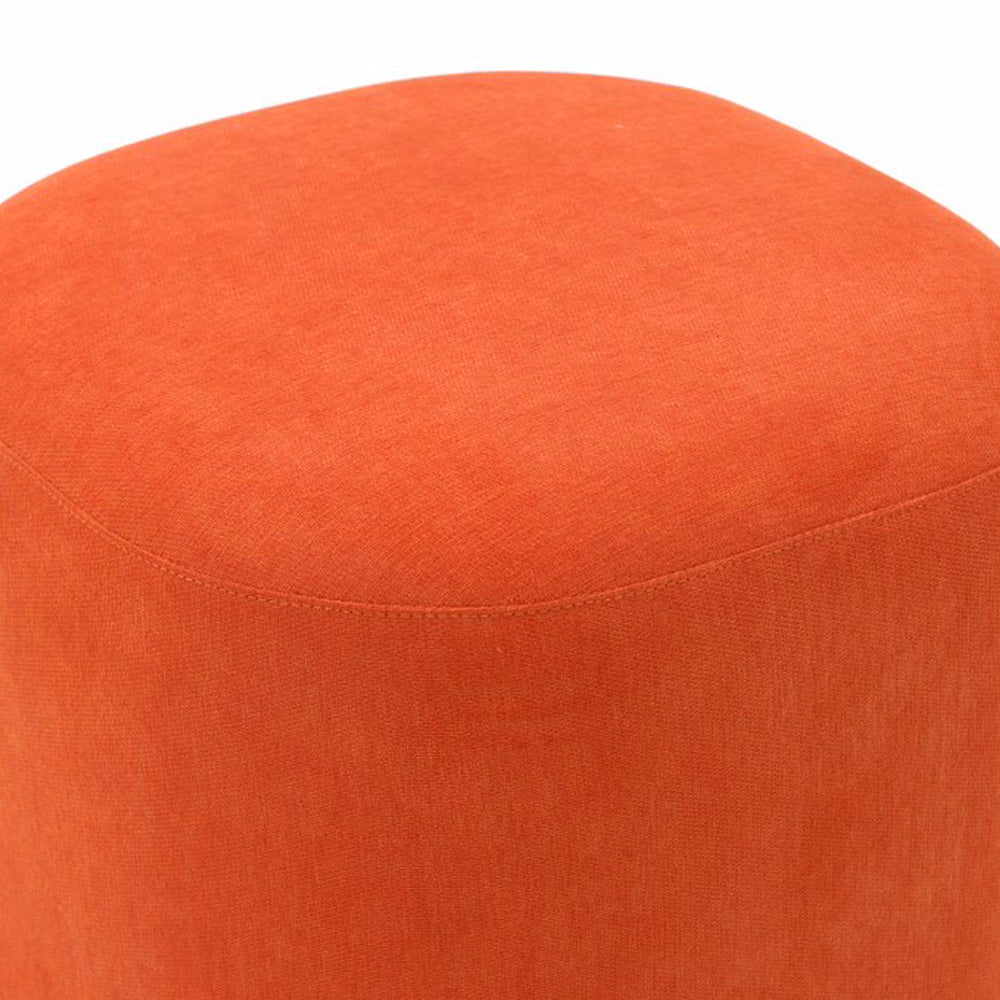 Orange Fabric Stool (46cm)