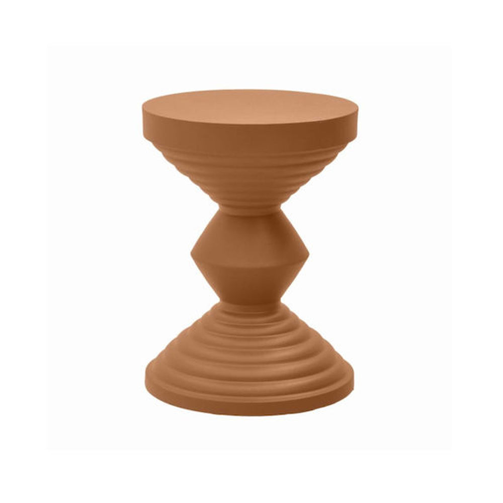 Brown Metal Side Table (48 cm)