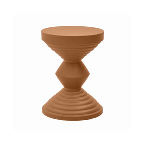 Brown Metal Side Table (48 cm)