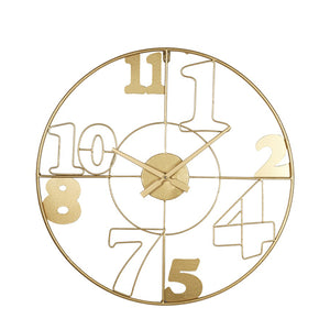 Hugo Gold Metal Wall Clock (60 cm)
