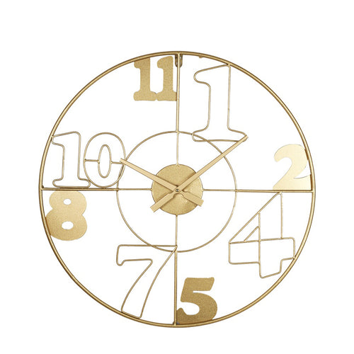 Hugo Gold Metal Wall Clock (60 cm)