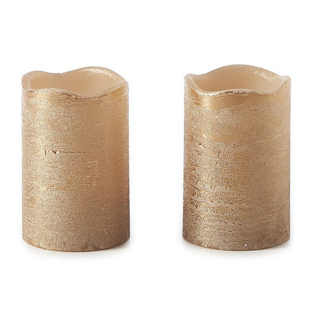 RM LED Bronze Candle 2pcs