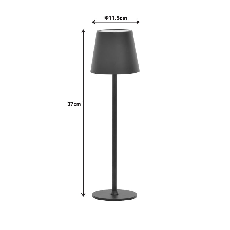 Brave I White LED Touch Table Lamp (37 cm)