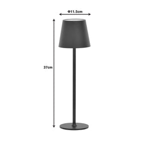 Brave I White LED Touch Table Lamp (37 cm)
