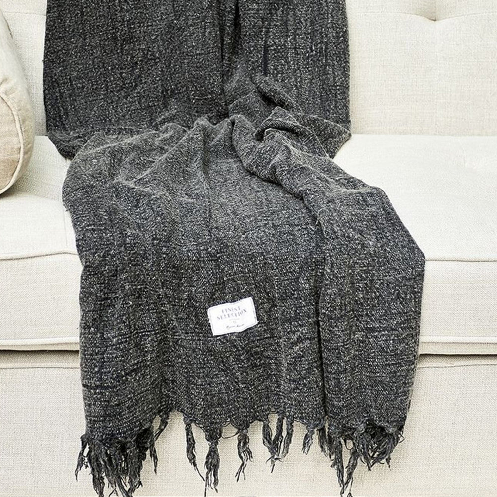 Black RM Brianna Throw (180 cm)