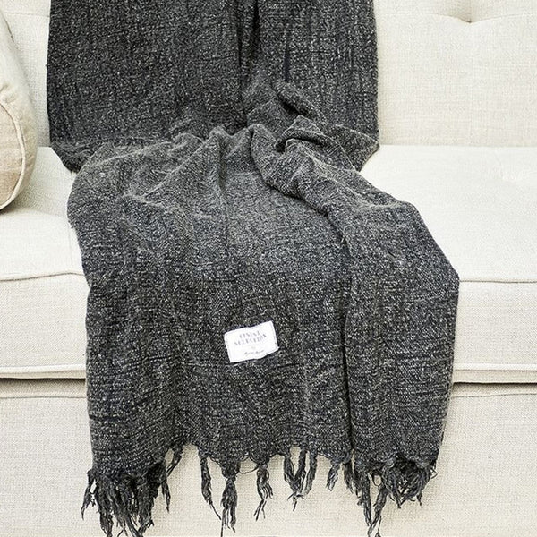 Black RM Brianna Throw (180 cm)