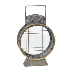 Grey Metal Lantern (43 cm)