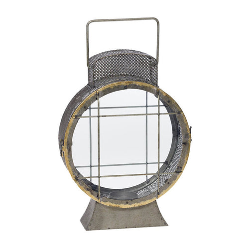 Grey Metal Lantern (43 cm)