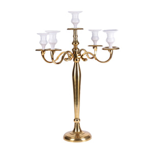 Gold Aluminum Candle Holder (65 cm)