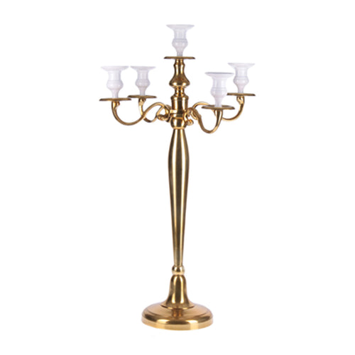 Gold Aluminum Candle Holder (81 cm)