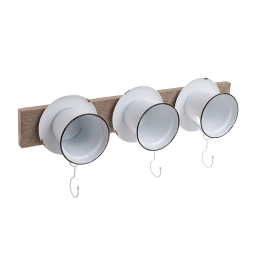 Wooden Enamel Cups (13.5 cm)