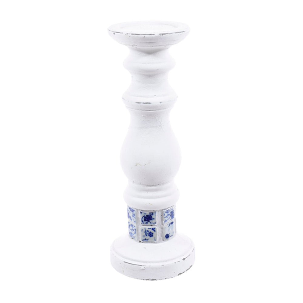 White Blue Cera Holder (36 cm)