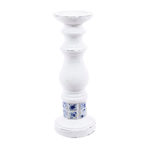 White Blue Cera Holder (36 cm)
