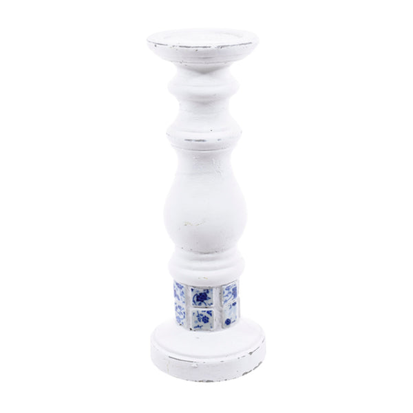 White Blue Cera Holder (36 cm)