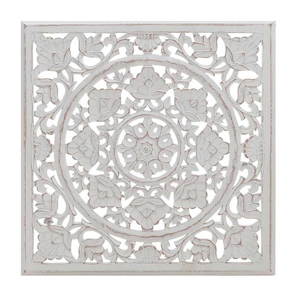 White Wooden Wall Decoration (60 cm)
