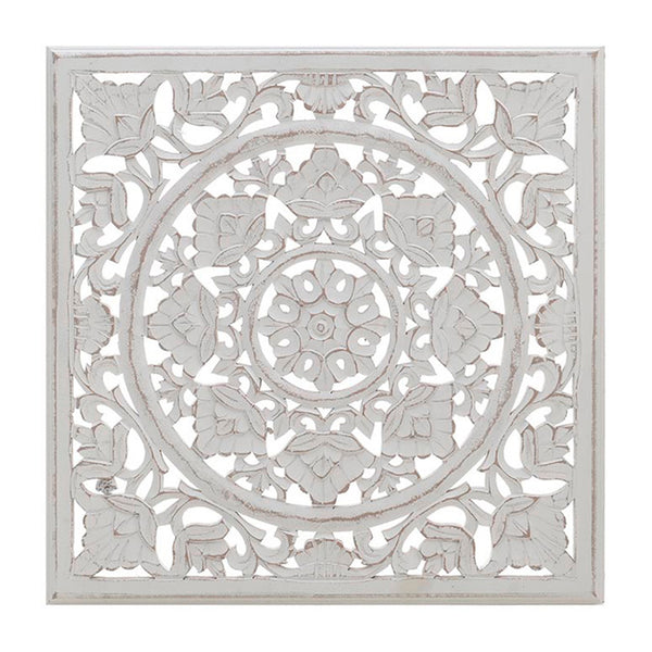 White Wooden Wall Decoration (60 cm)