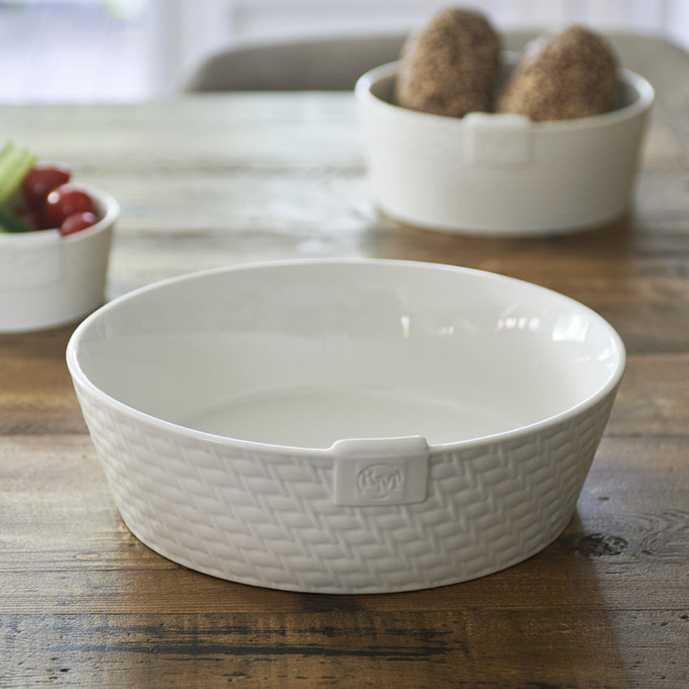 RM Pure Rattan Ceramic Bowl L