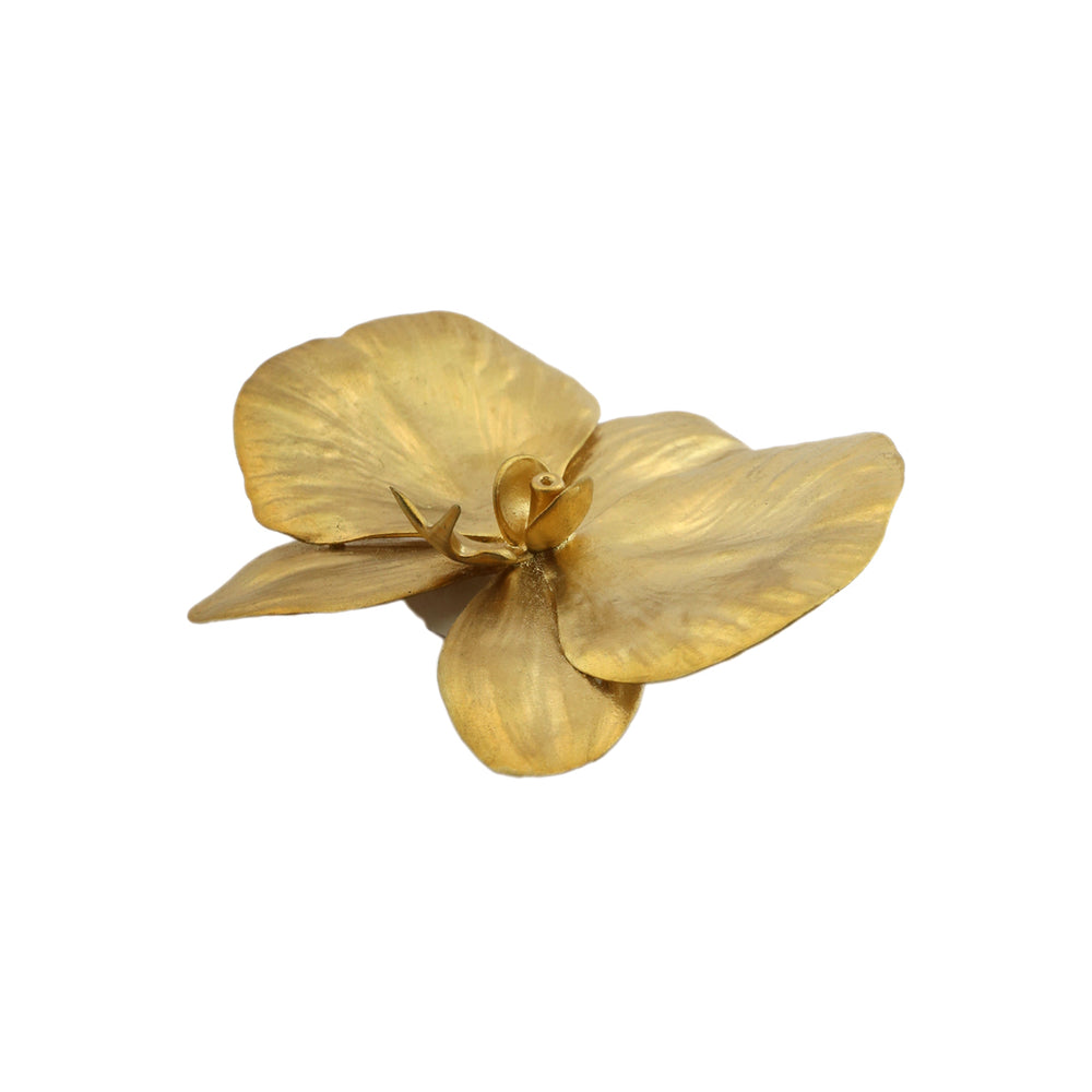 Golden Orchid Wall Deco (14 cm)