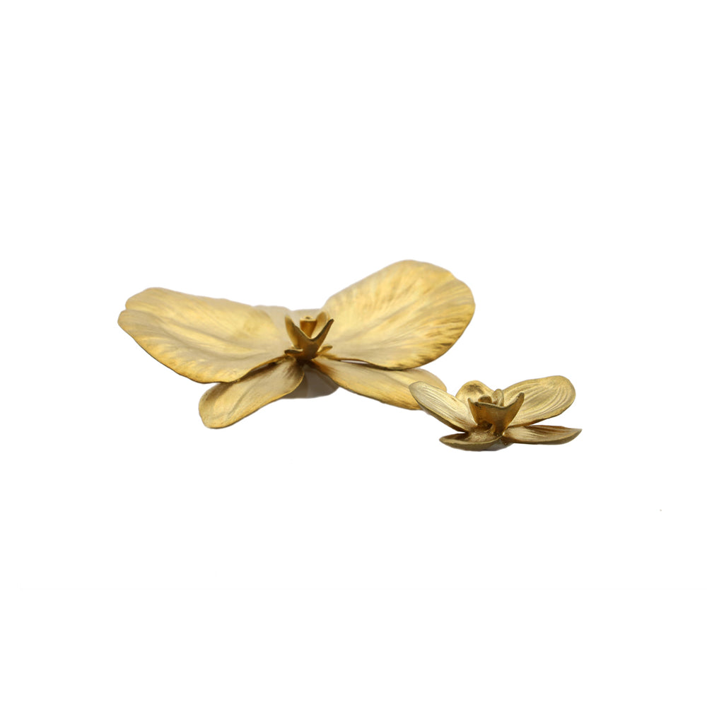 Golden Orchid Wall Deco (14 cm)