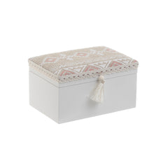 White Beige Wooden Box (14 cm)