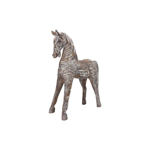 Brown Polyresin Horse (35 cm)