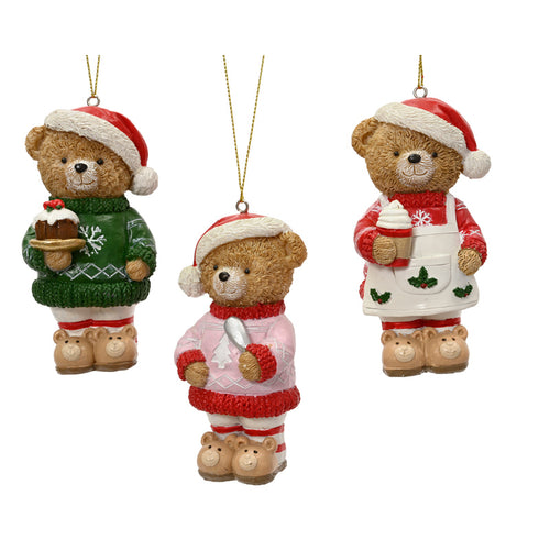 Bear polyresin 3ass