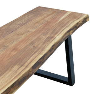 Miles Slim Solid Acacia Bench (160 cm)
