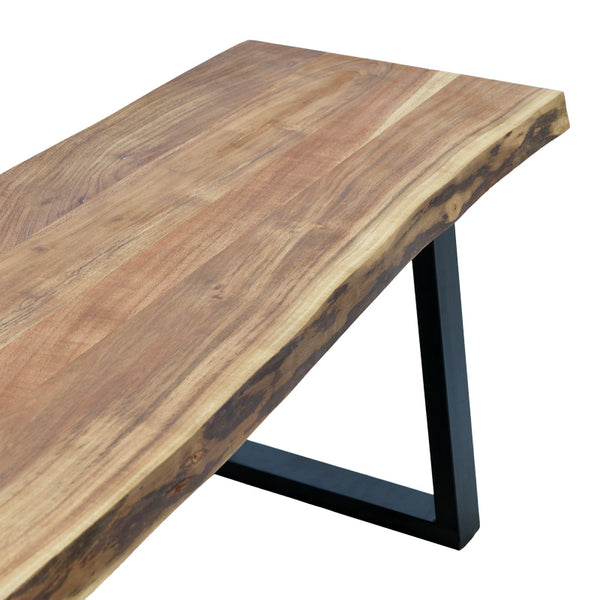 Miles Slim Solid Acacia Bench (160 cm)