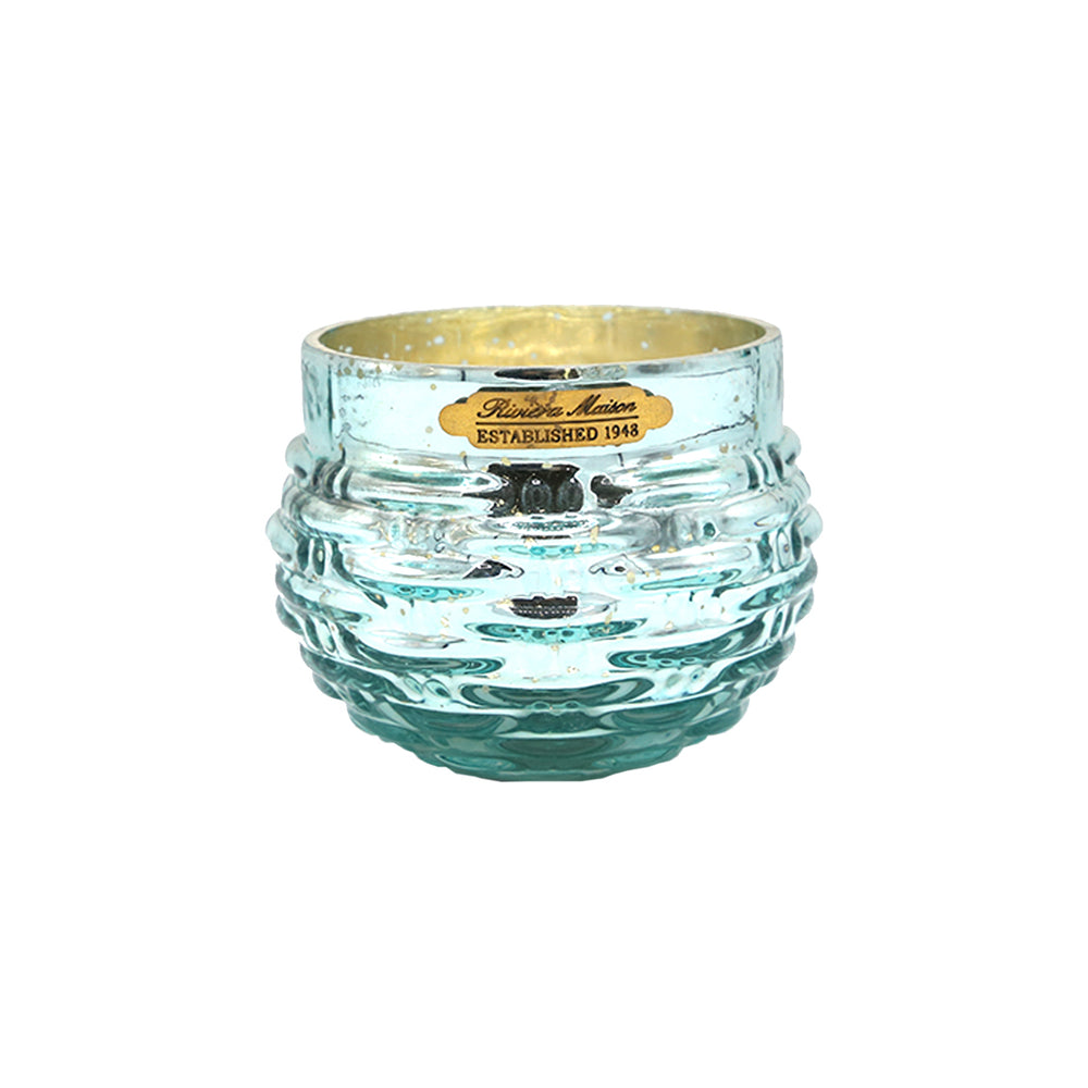 RM Weave Blue Votive (10.5 cm)