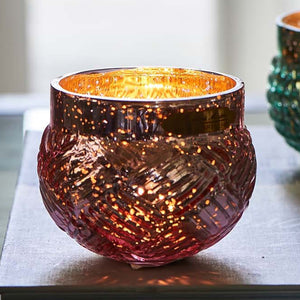 RM Whimsical Weave Votive Pink