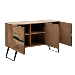 Imena Solid Acacia Wood Sideboard (148 cm)