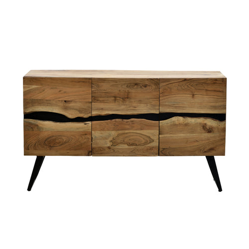 Imena Solid Acacia Wood Sideboard (148 cm)