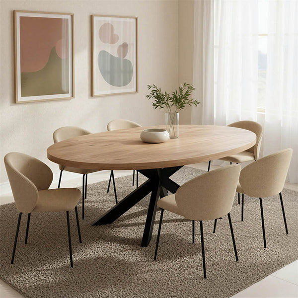 Vestia Solid Mango Wood Table (220 cm)