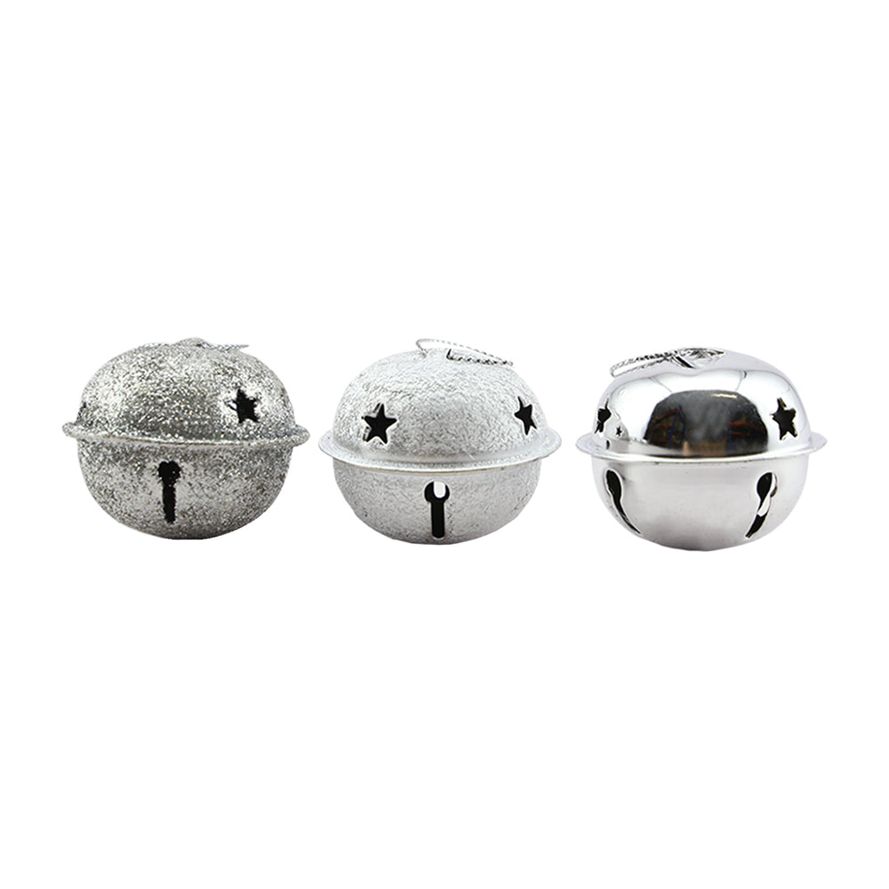 Silver Iron Bell With Hanger (4cm)