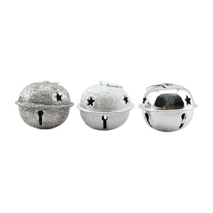 Silver Iron Bell With Hanger (4cm)