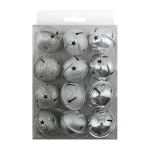 Silver Iron Bell With Hanger (4cm)