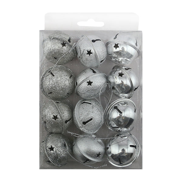 Silver Iron Bell With Hanger (4cm)