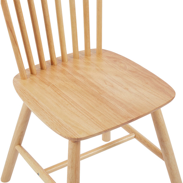 Natural Rubberwood Bristol Dining Chair (86 cm)