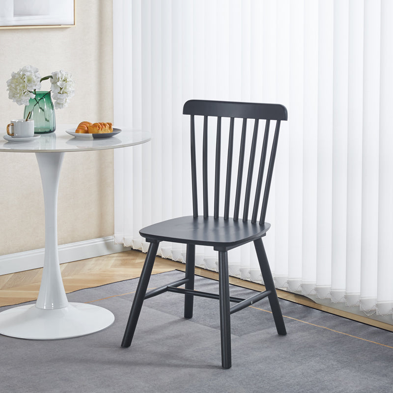 Black Rubberwood Bristol Dining Chair (86 cm)