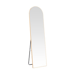 Plaza Gold Aluminum Floor Mirror (150 cm)