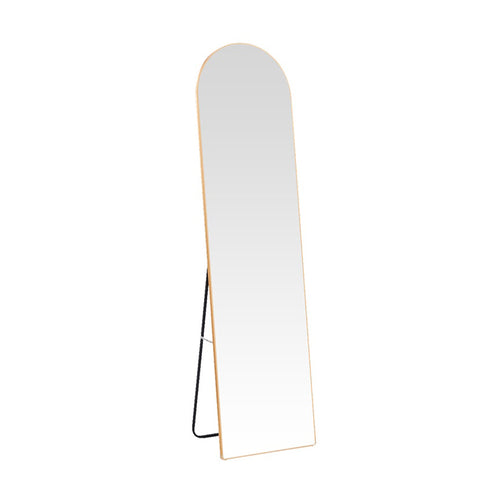 Plaza Gold Aluminum Floor Mirror (150 cm)