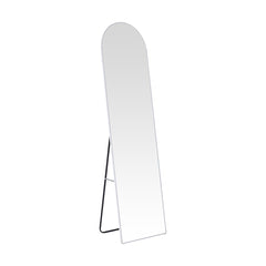 Plaza White Aluminum Floor Mirror (150 cm)