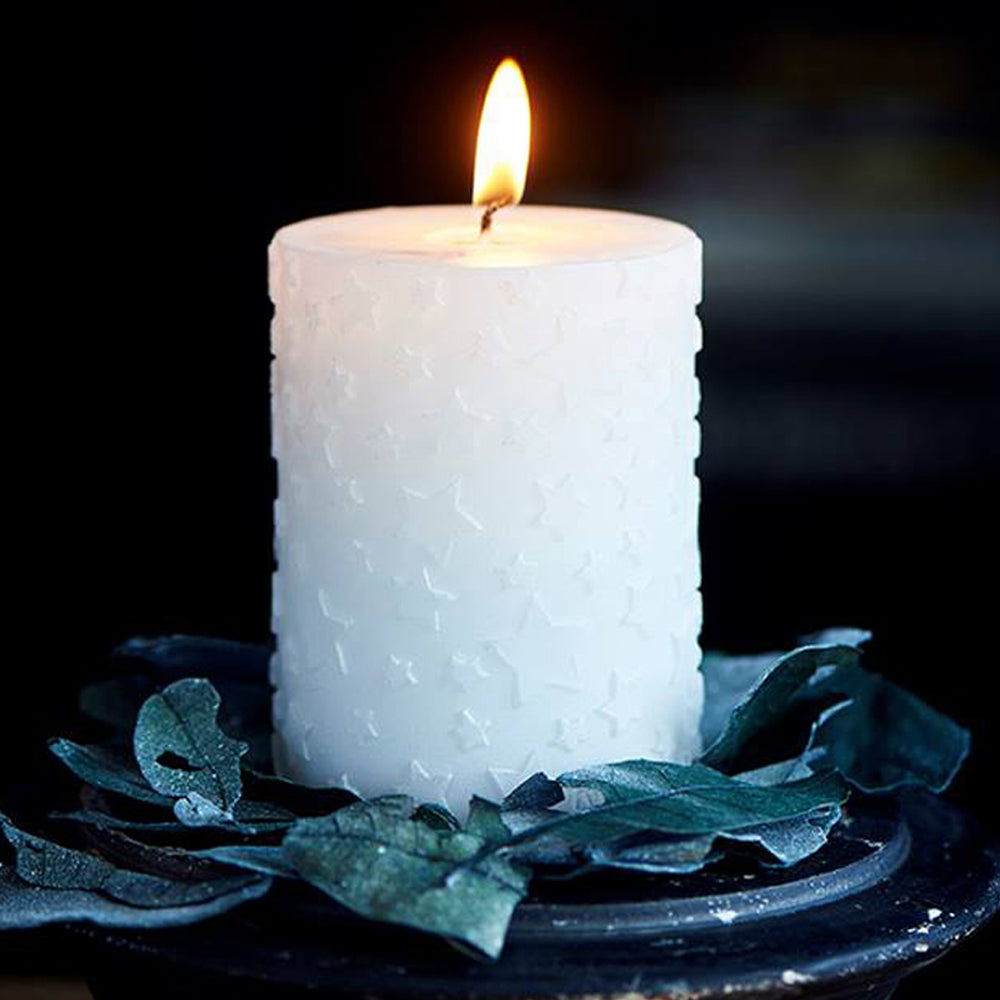 RM Shiny Star Candle (7x10 cm)