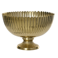Deco bowl aluminium gold