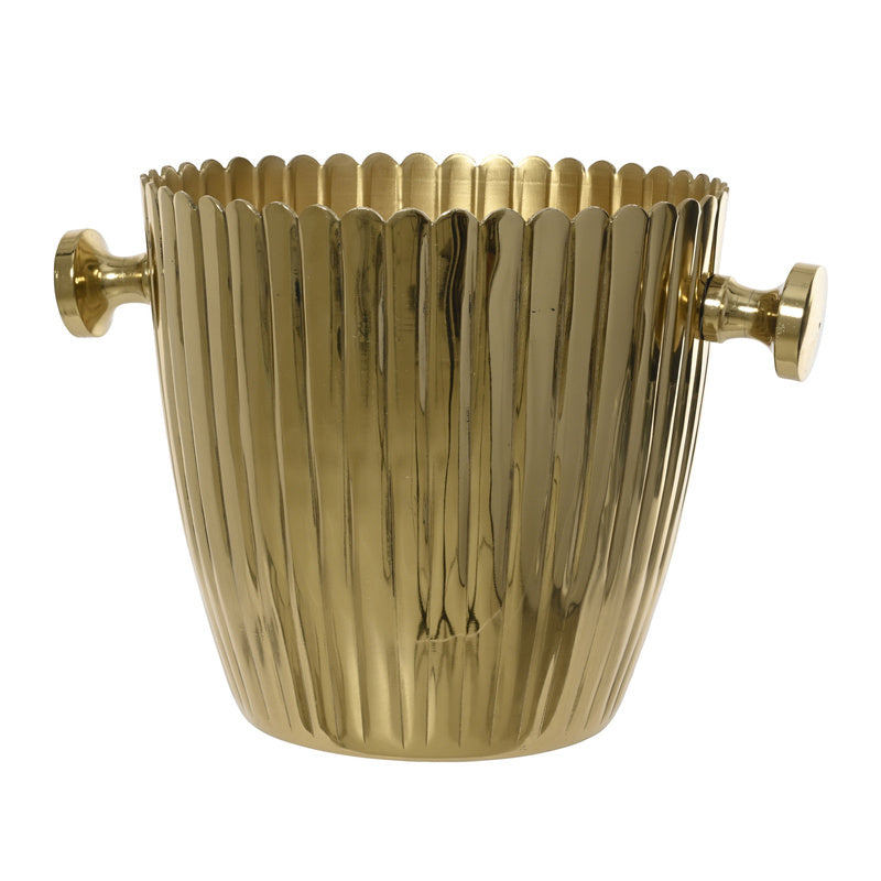 Wine cooler aluminium gold