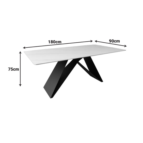 Mapele Sintered Stone Dining Table (180 cm)