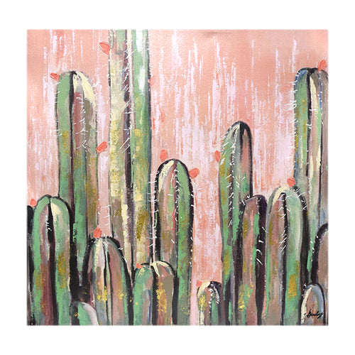 Cactus Wall Painting (80 cm)