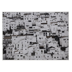 Black And White City Wall Painting (65 cm)