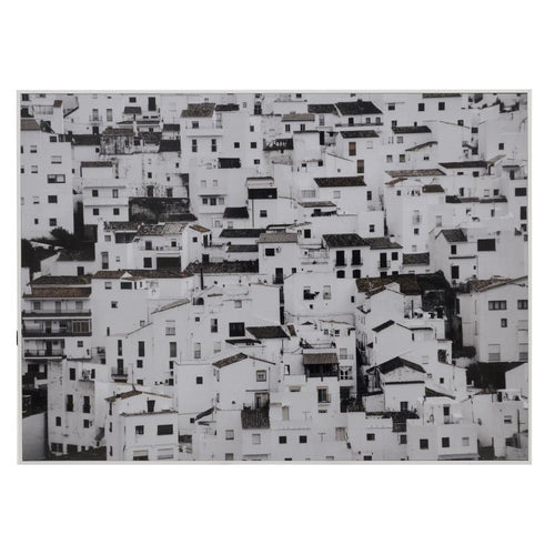 Black And White City Wall Painting (65 cm)